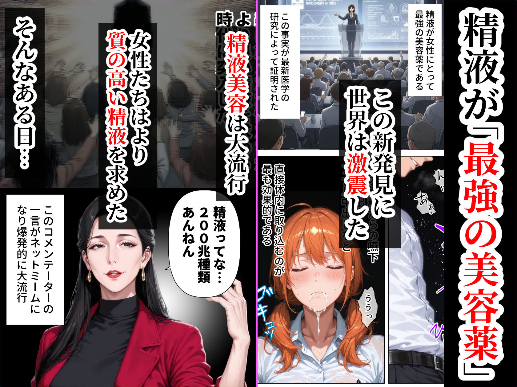 【精液が最強の美容薬の世界】 SSSレア精液で人生逆転！むちむち人妻女医の特別検診 無料サンプル画像2