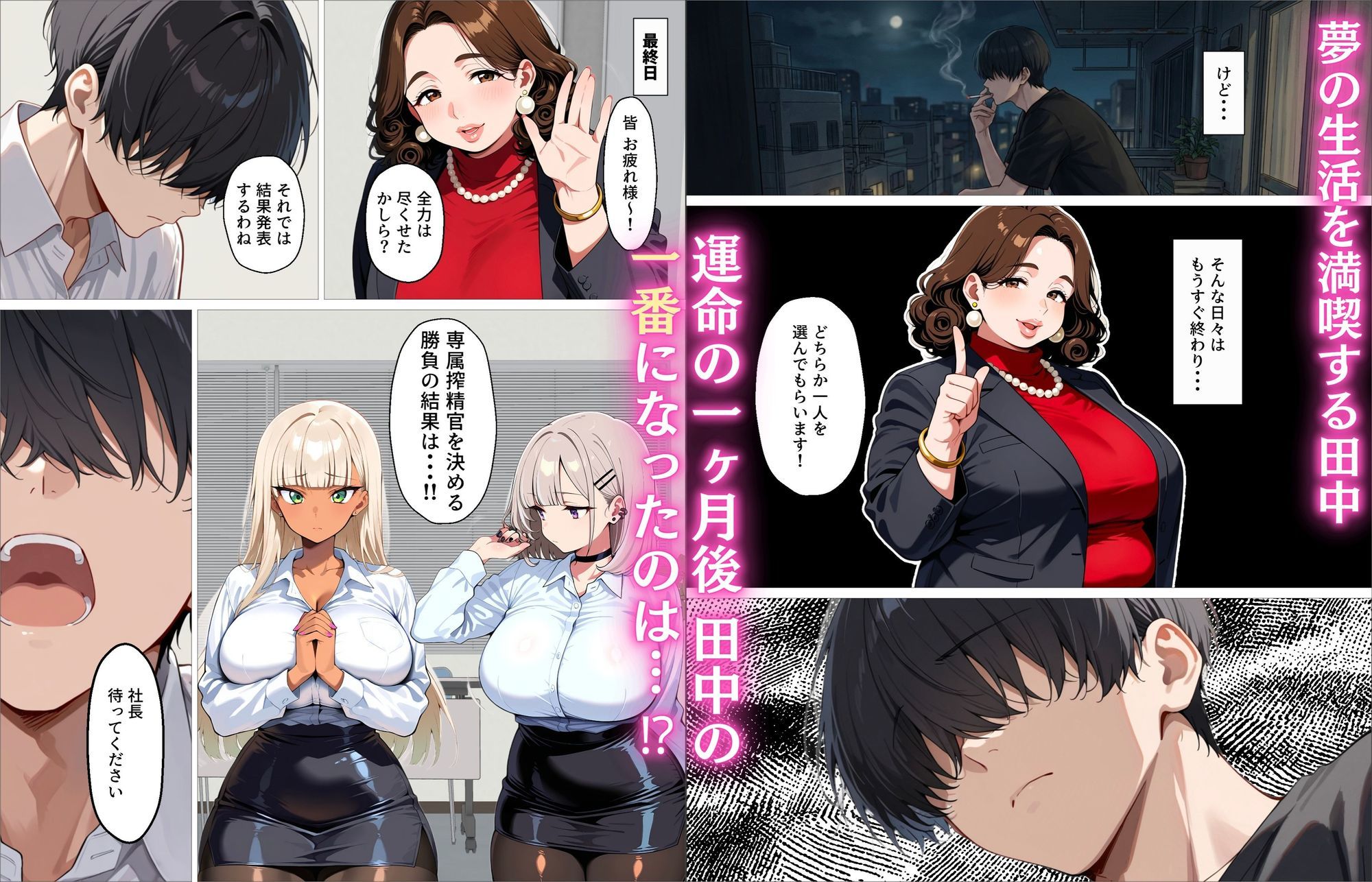 新卒の黒ギャルとダウナーギャルが「2人で」搾精してくれる話 無料サンプル画像10