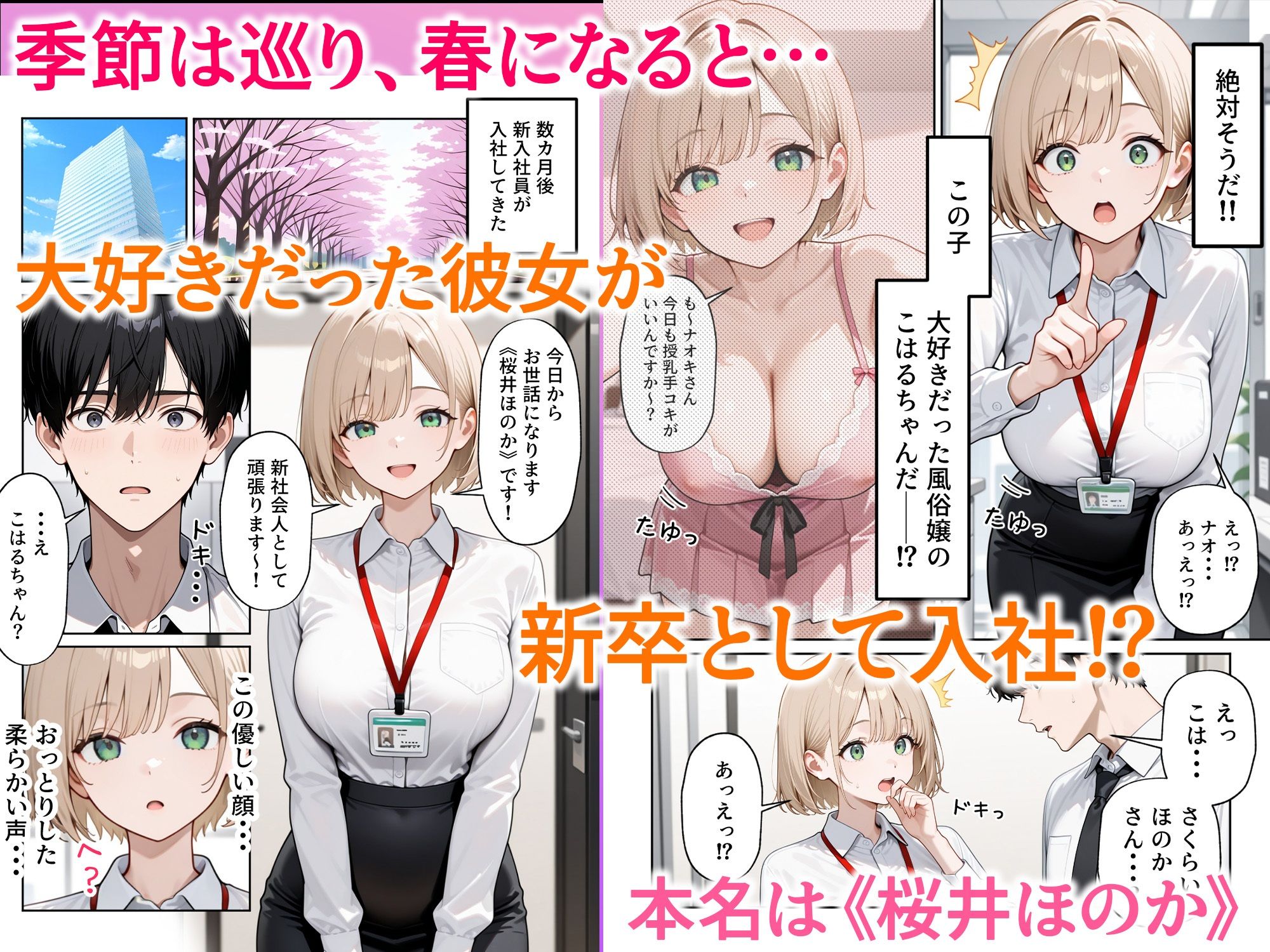 大好きな風俗嬢が新卒OLとして俺の部下になった話 無料サンプル画像4